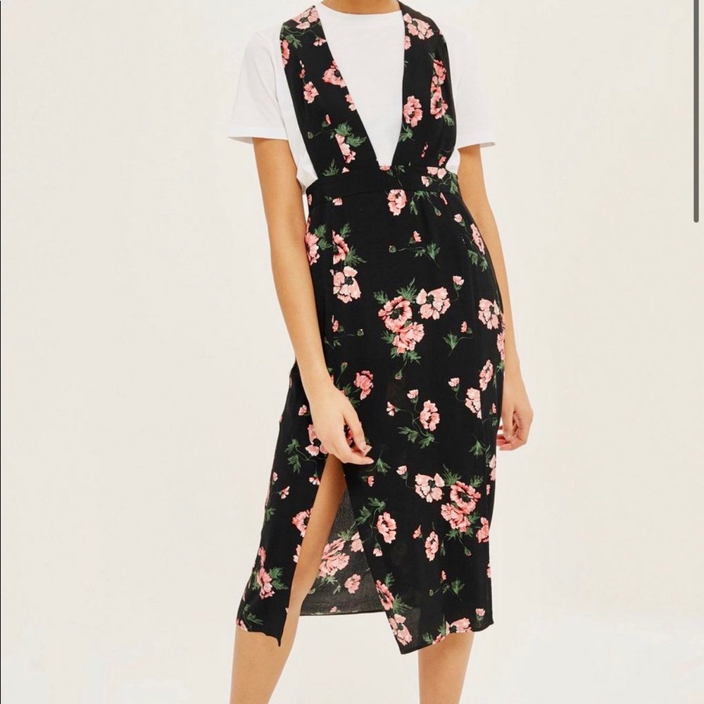 Topshop midi dress